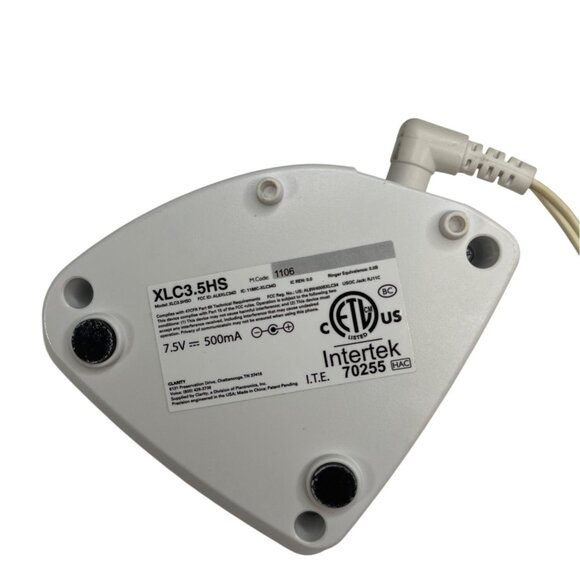 Clarity XLC3.4+ Amplified Cordless Phone With Digital Answering System & Charger - Picture 8 of 8